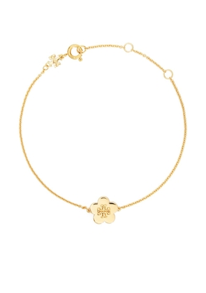 Tory Burch Kira floral-charm bracelet - Gold