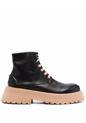 Marsèll chunky leather ankle boots - Black