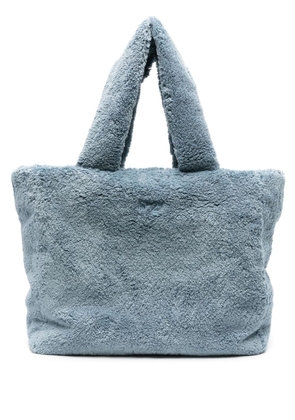 Nº21 Puffy Sponge terry-cloth tote bag - Blue