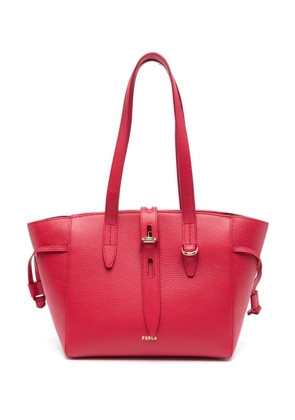 Furla large Net leather tote bag - Red