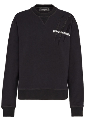 Dsquared2 D2 Goth Cool cotton sweatshirt - Black