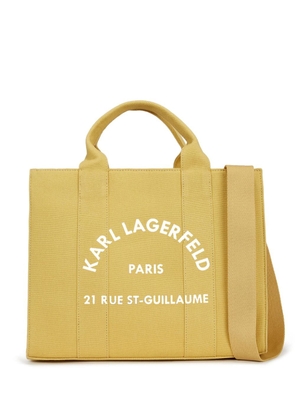 Karl Lagerfeld Rue St-Guillaume square tote bag - Yellow