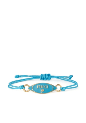 PUCCI Puccing cord bracelet - Blue