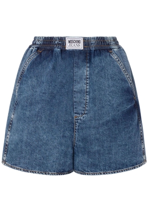 MOSCHINO JEANS elasticated-waistband denim shorts - Blue