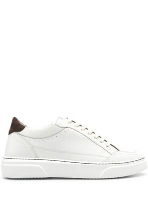 Peserico almond leather sneakers - White