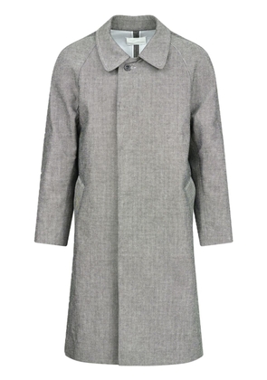 Maison Margiela Beetle cotton trench coat - Grey