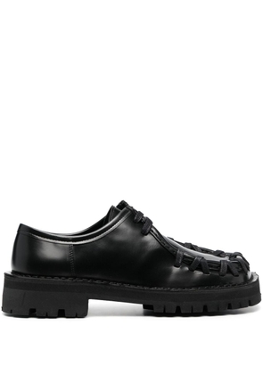 CamperLab Eki leather derby shoes - Black