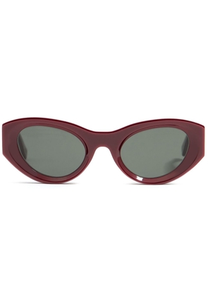 Bimba y Lola oval-frame sunglasses - Red