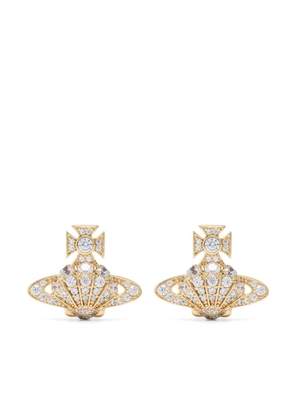 Vivienne Westwood embellished Orb earrings - Gold