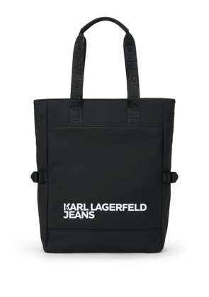 Karl Lagerfeld Jeans Utility logo-print tote bag - Black