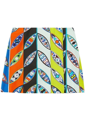 PUCCI Girandole-print silk wrap skirt - Multicolour