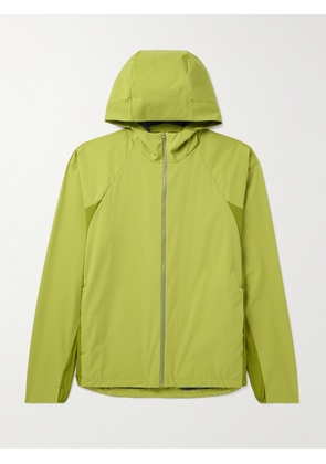 POST ARCHIVE FACTION - 6.0 Right Two-Tone Shell Hooded Jacket - Men - Green - XS