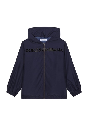 Dolce & Gabbana Kids Logo Windbreaker Jacket (2-6 Years)