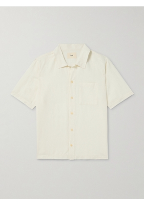 Folk - Gabe Linen and Cotton-Blend Shirt - Men - Neutrals - 1