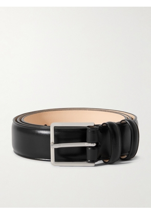 Paul Smith - 3cm Glossed-Leather Belt - Men - Black - UK/US 32