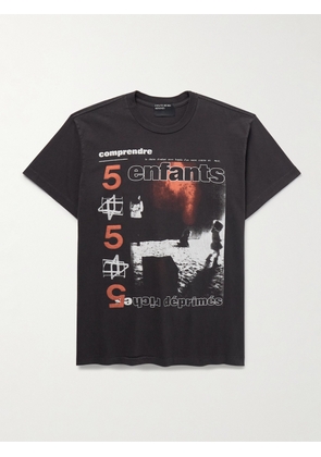 Enfants Riches Déprimés - Comprende Printed Cotton-Jersey T-Shirt - Men - Black - S