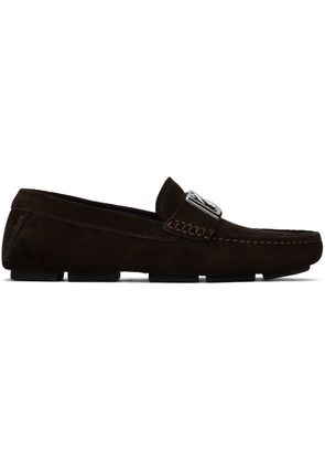 Dolce & Gabbana Brown Classic Driver Loafers