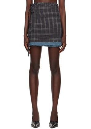 OUR LEGACY Purple Tailored Miniskirt