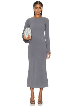 SABLYN Jeanette Bell Sleeve Dress in Thunder - Grey. Size M (also in ).