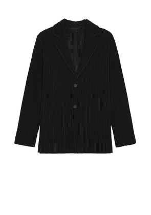 Homme Plisse Issey Miyake Basic Blazer in Black - Black. Size 3 (also in 4).