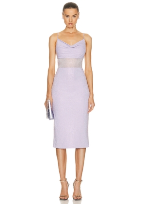 ET OCHS Harmony Crystal Midi Dress in Haze - Lavender. Size 2 (also in 4).