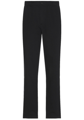 Norse Projects Ezra Relaxed Organic Stretch Twill Trouser in Black - Black. Size S (also in ).