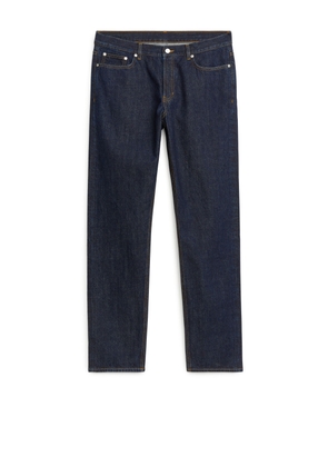 PARK Regular Straight Selvedge Jeans - Blue