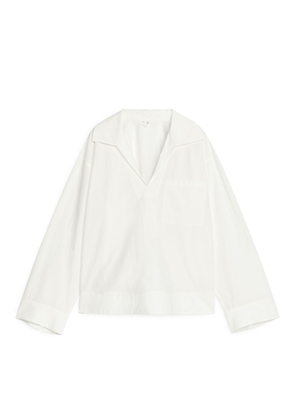Sailor Cotton Shirt - White