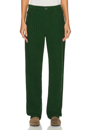 The Row Dan Pant in PINE GREEN - Green. Size 6 (also in ).