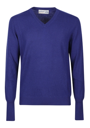 Ballantyne Plain V-Neck Sweater