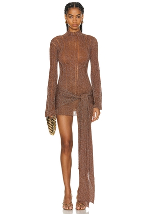 Aya Muse Naku Dress in Brown - Brown. Size XS (also in M).