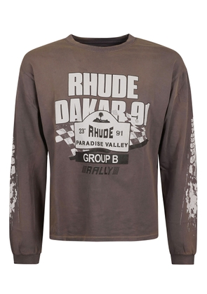 Rhude Logo Print Sweatshirt