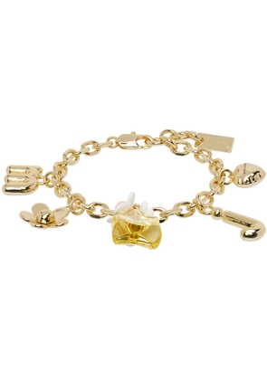 Marc Jacobs Gold Daisy Charm Bracelet