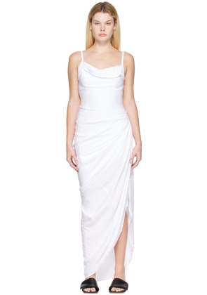 JACQUEMUS White 'La Robe Saudade' Maxi Dress