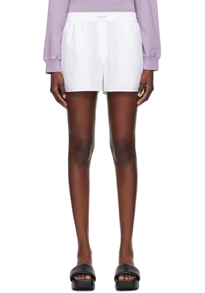 alexanderwang.t White Button-Fly Shorts