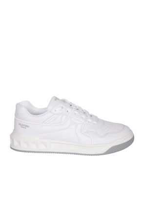 Valentino One Stud White Sneakers