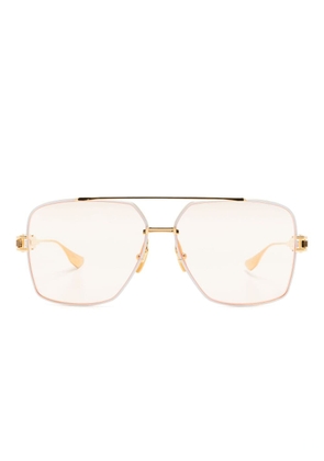 Dita Eyewear Grand Emperik rectangular-frame sunglasses - White