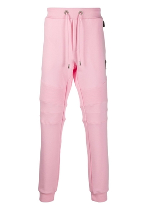 Philipp Plein track pants with quilted detailing - Pink