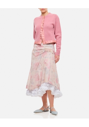 Molly Goddard Eleanor Printed Midi Skirt