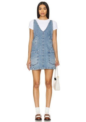 Free People x We The Free High Roller Skirtall in Blue. Size M, S, XL, XS.
