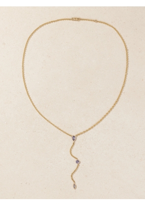 42 SUNS - 14-karat Gold Tanzanite Necklace - One size