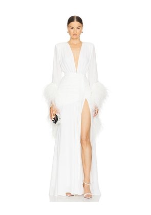 Bronx and Banco Geisha Blanc Maxi Dress in White. Size S, XS.