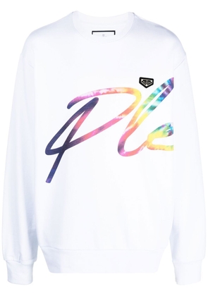 Philipp Plein Signature logo-print sweatshirt - White