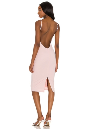 Katie May What's The Scoop Dress in Blush. Size S.