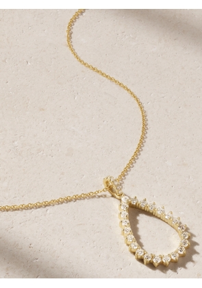 Jennifer Meyer - 3-prong 18-karat Gold Diamond Necklace - One size