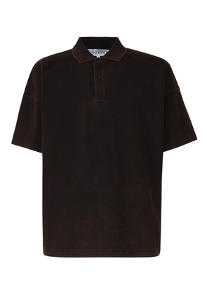 J.w. Anderson Polo Shirt With Anchor Embroidery
