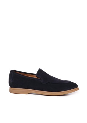 Eleventy Loafers With Suede Logo
