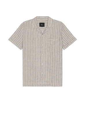 Rails Waimea Shirt in Light Grey. Size XL/1X.