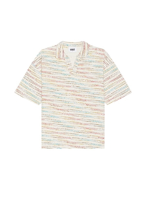 KROST Sunset Polo in Cream. Size M, S, XL/1X.