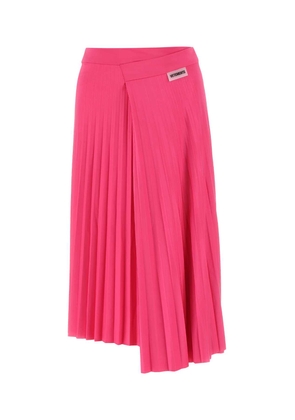 Vetements Fuchsia Stretch Polyester Skirt